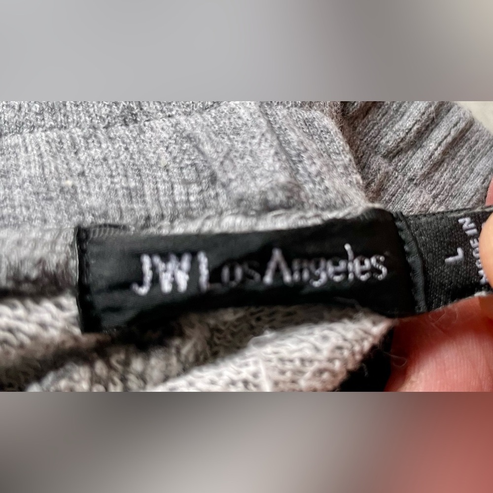 Jonny Was Embroidered Gray Women's Jogger Pants - Picture 6 of 7